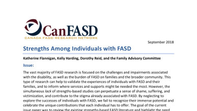 Strengths Among Individuals with FASD
